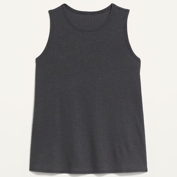 M Gray Ribbed Tank - Picture 3 of 7